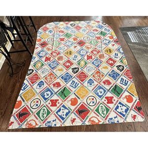 Vintage Sears Roebuck Perma‎ Prest NFL Football Teams Bedspread Full/Dbl